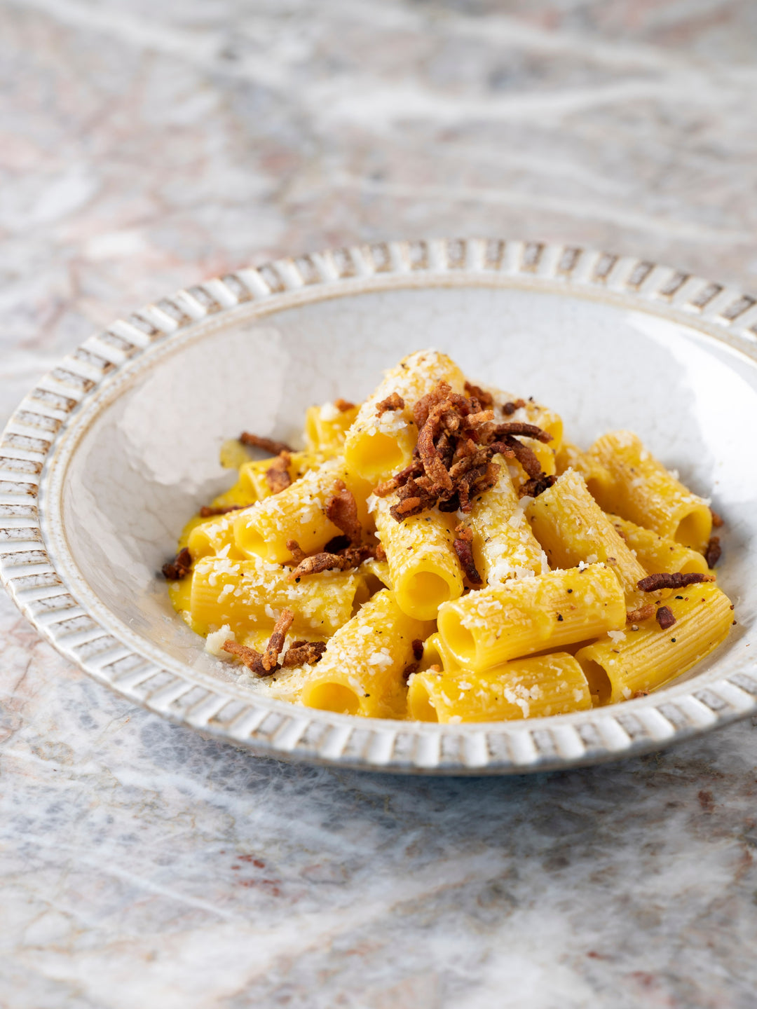 Rigatoni alla Carbonara - Italian Cuisine | LKF Concepts